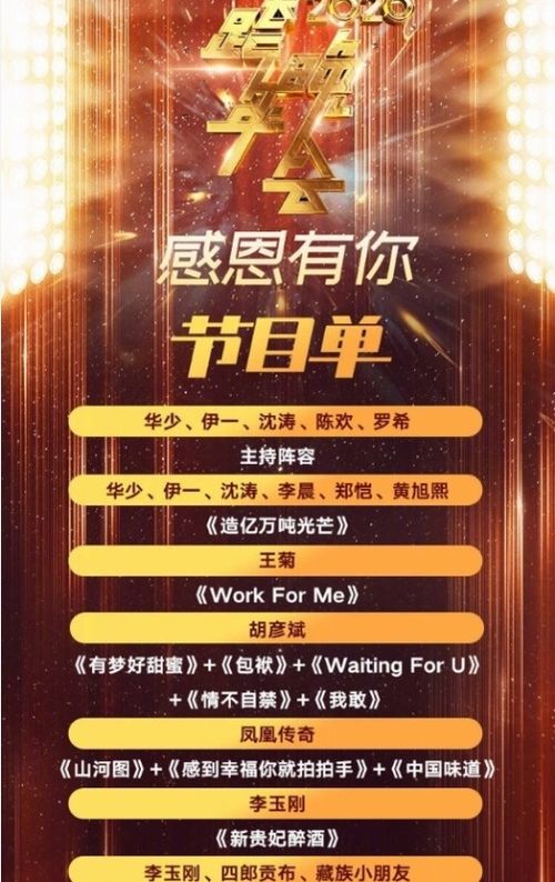 各台跨年节目单出炉