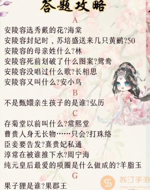 盛世芳华游戏活动攻略