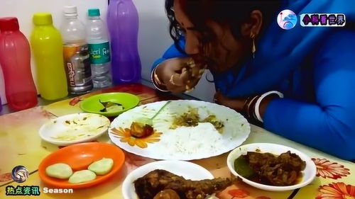 印度富人的家庭晚餐