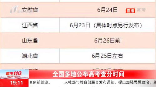 多地公布高考查分时间