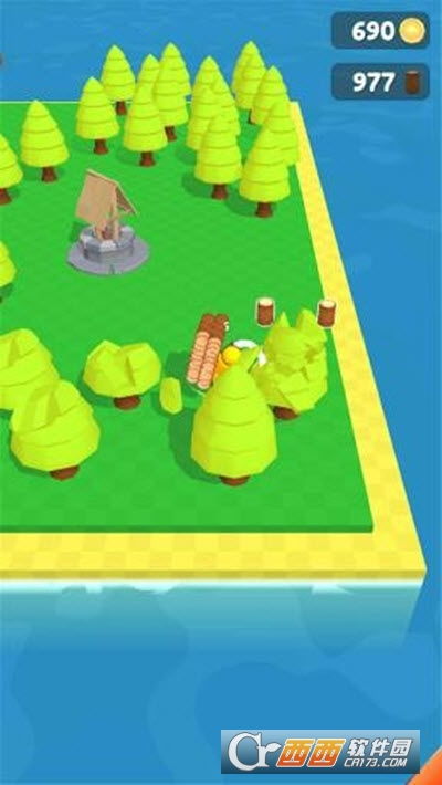 旋转伐木工小游戏攻略