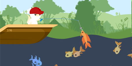 腾讯小游戏小猫钓鱼攻略