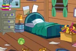 逃出灰色卧室小游戏攻略