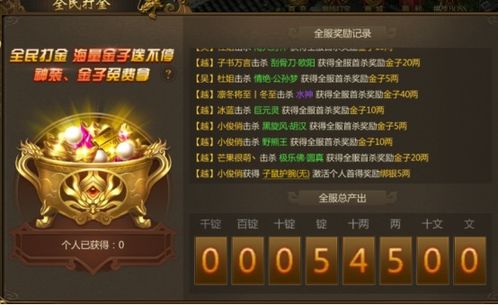 全民抽奖系统小游戏攻略