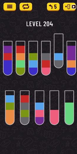 水排序游戏659关攻略