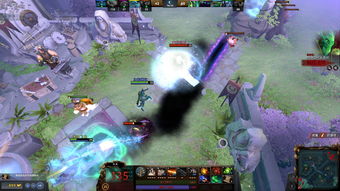 Dota2 AI普攻范围示意图