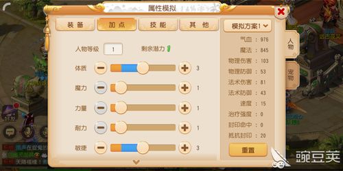 梦幻西游女儿村最佳加点示意图