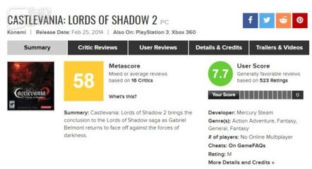 恶魔城暗影之王steam(恶魔城暗影之王2剧情)