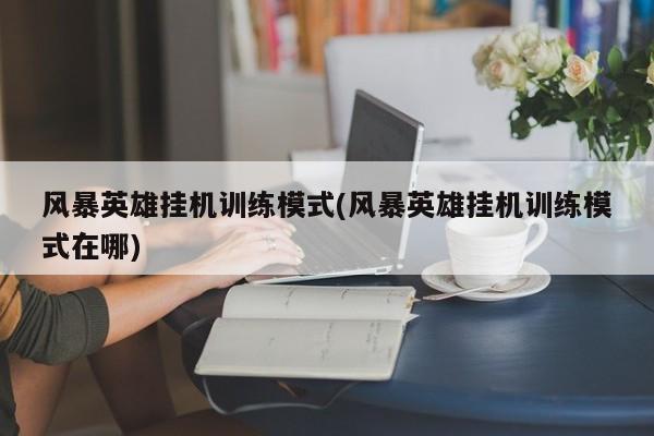 《风暴英雄》挂机训练模式图示