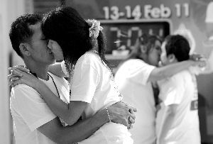 世界最长吻纪录保持者夫妇宣布分手