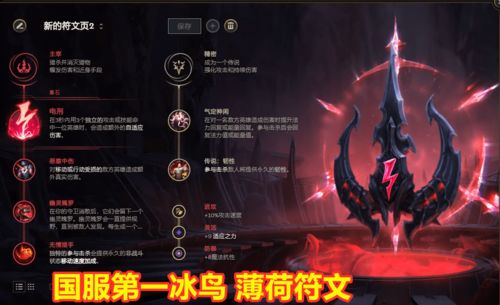 寒冰符文天赋s11最新天赋(寒冰符文s11出装)