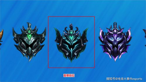 英雄联盟手游段位级别排列顺序是什么？