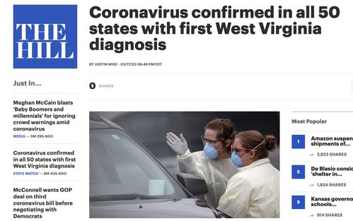 美国确诊病例已达424945例，死亡病例达到14529例