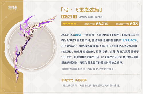原神飞雷之弦振强度及介绍
