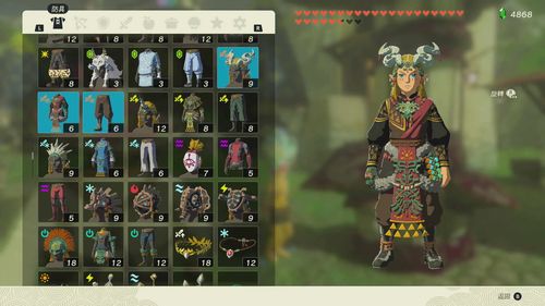 塞尔达传说王国之泪初始勇者套全收集攻略 王国之泪初始勇者套在哪获取