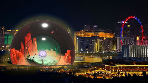 微软重金广告：Xbox标志占领拉斯维加斯球形屏幕