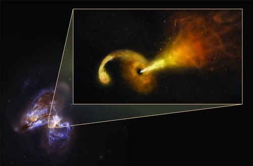 NASA发现迄今最古老黑洞:质量为太阳的一亿倍 NASA发现迄今最古老黑洞:质量为太阳的一亿倍