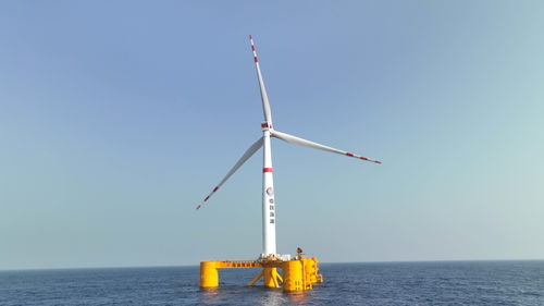 世界最大海上直驱风电机组在福建下线 转一圈发38度电
