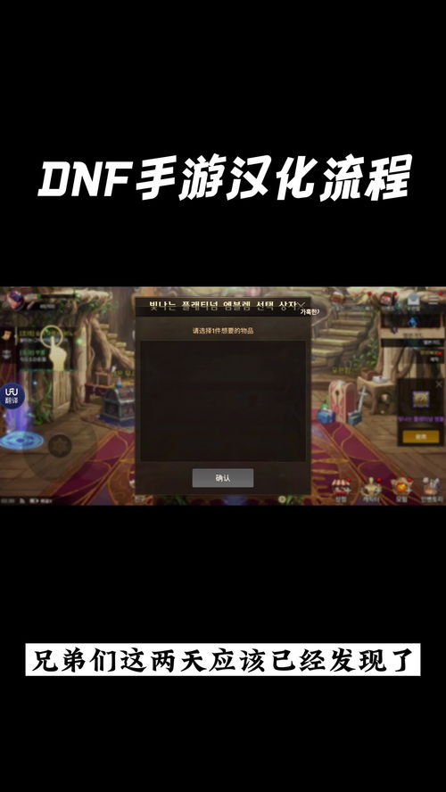 DNF手游如何汉化教程 中文汉化教程