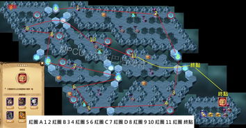 剑与远征涌潮林地路线图攻略 涌潮林地路线怎么走