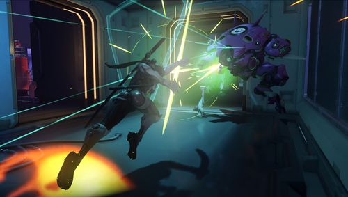 国外主播用“刀”玩《守望先锋》源氏 厉害了! 国外主播用“刀”玩《守望先锋》源氏 厉害了!