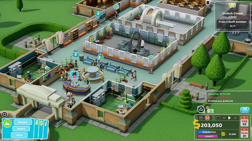 《双点医院》新DLC3月18日上线 开拓热带丛林医院
