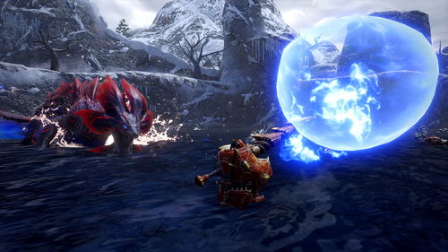 怪物猎人：崛起怨虎龙战斗演示发布 喷吐紫色火焰的巨兽